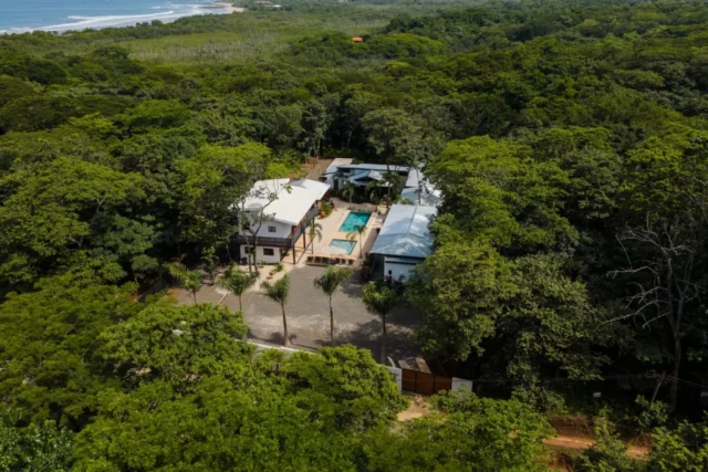 Aerial View of 2 Blue Moons Property